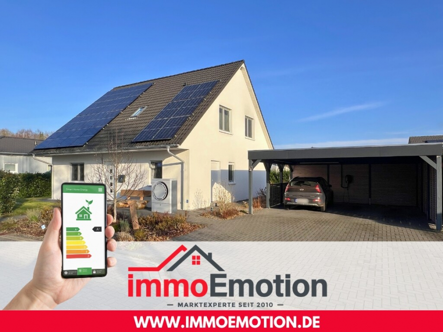 energieeffizientes-einfamilienhaus-zu-verkaufen-lauenbrueck - Clever wohnen, nachhaltig leben: Modernes Einfamilienhaus in Lauenbrück mit Photovoltaik & Speicher!