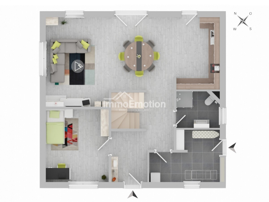 Einfamilienhaus in Lauenbrück Erdgeschoss - Clever wohnen, nachhaltig leben: Modernes Einfamilienhaus in Lauenbrück mit Photovoltaik & Speicher!
