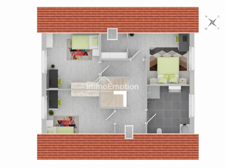 Einfamilienhaus in Lauenbrück Dachgeschoss - Clever wohnen, nachhaltig leben: Modernes Einfamilienhaus in Lauenbrück mit Photovoltaik & Speicher!